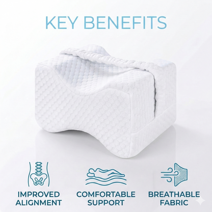 Stay-Put Spinal Alignment Knee Pillow
