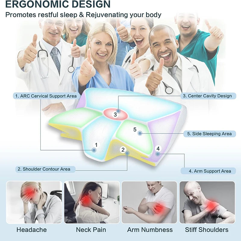 Restorative Ergonomic Cervical Support Pillow